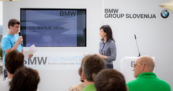 Predstavitev zmagovalnega projekta iz Slovenije: »Z vodo brez olja do čistega okolja«, ki so ga izdelali učenci iz OŠ Marije Vere Kamnik